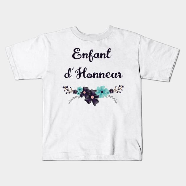 enfant d'honneur Kids T-Shirt by ChezALi